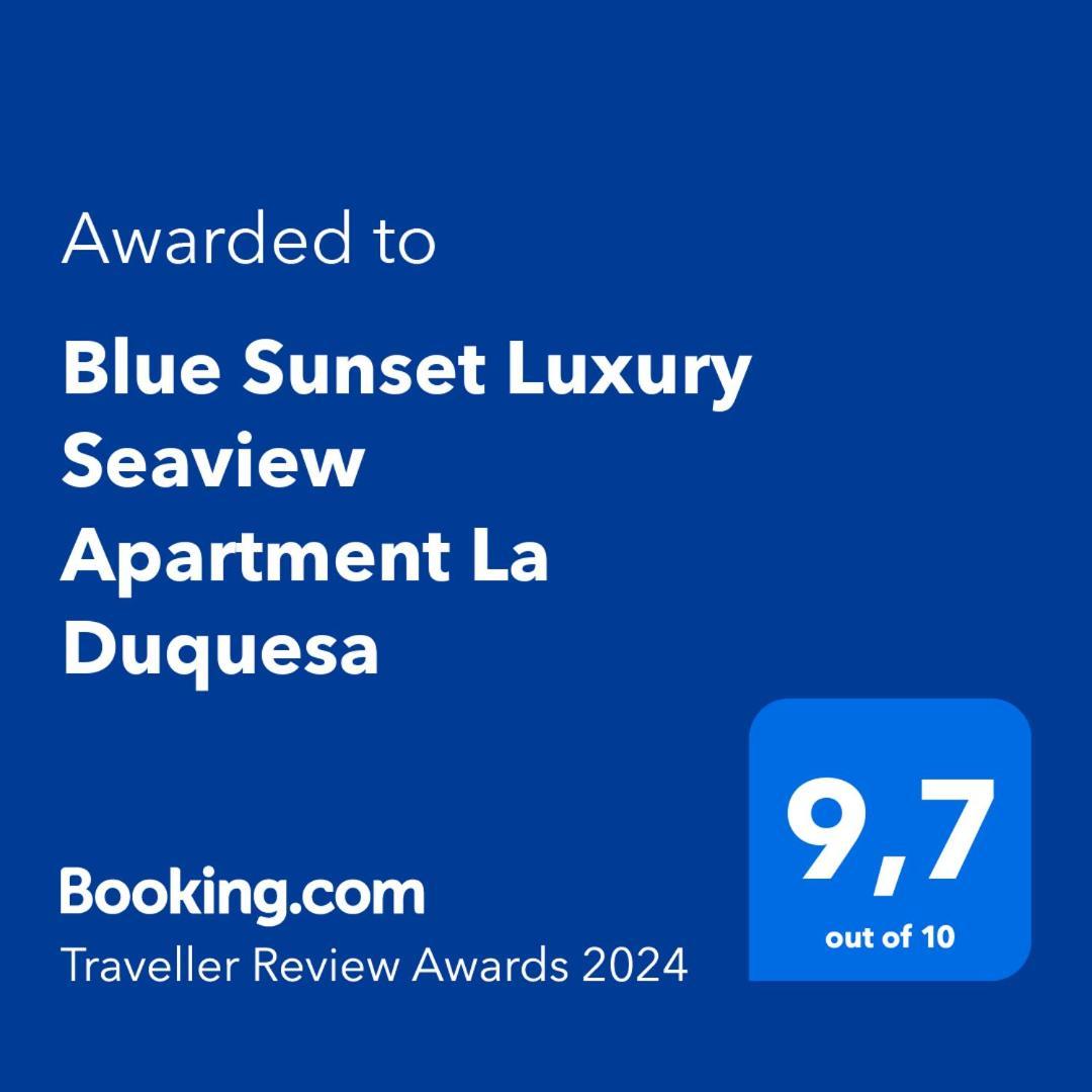 Blue Sunset Luxury Seaview Apartment La Duquesa Manilva Exterior foto