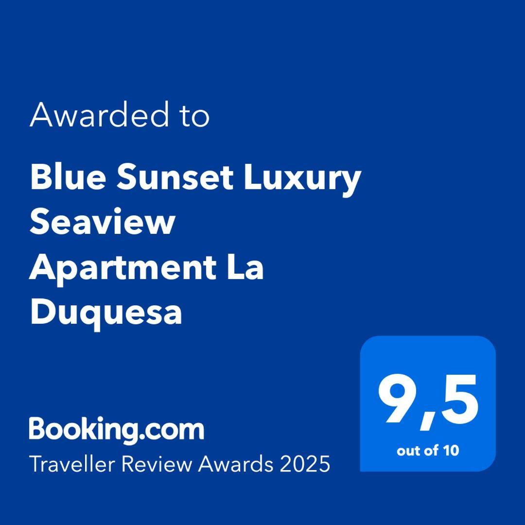 Blue Sunset Luxury Seaview Apartment La Duquesa Manilva Exterior foto